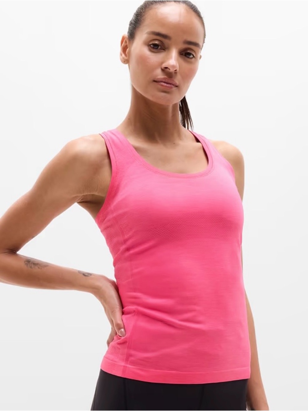 Athleta Bright Pink Racerback Tank